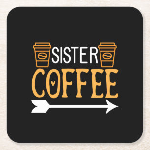 Coffee Art Sister Coffee Kartonnen Onderzetters