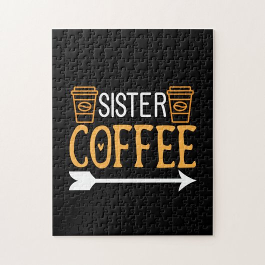 Coffee Art Sister Coffee Legpuzzel (Verticaal)