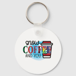 Coffee Art Snow Coffee en jij Sleutelhanger