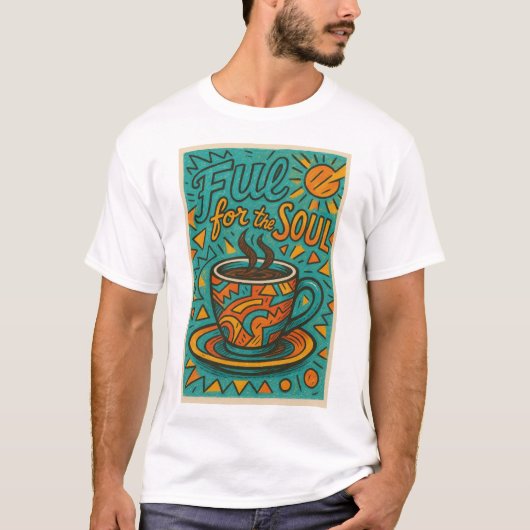 Coffee Art T shirt ontwerp (Voorkant)