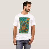 Coffee Art T shirt ontwerp (Voorkant volledig)