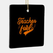 Coffee Art Teacher Fuel Keramisch Ornament (Rechts)