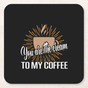 Coffee Art You Are The Dream Kartonnen Onderzetters