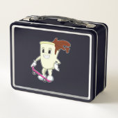 Coffee as Skater with Skateboard (Achterkant)