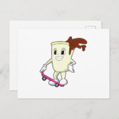 Coffee as Skater with Skateboard Briefkaart (Voorkant / Achterkant)