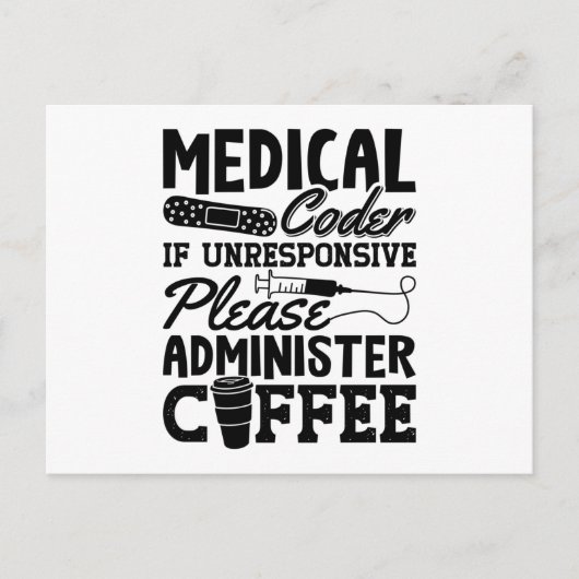 Coffee Assistent ICD-codering Briefkaart (Voorkant)