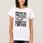 Coffee Assistent ICD-codering T-shirt (Voorkant)