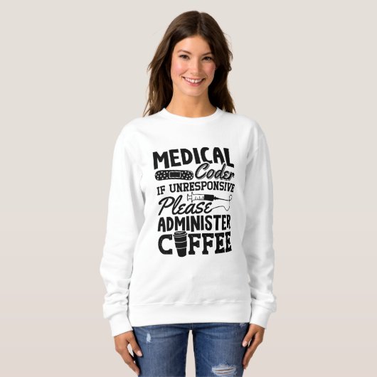 Coffee Assistent ICD-codering Trui (Voorkant volledig)