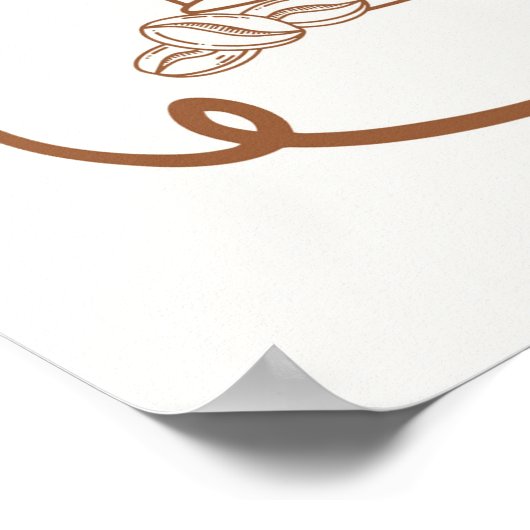 Coffee Baby is Brewing Envelope Station Sign Poster (Hoek)