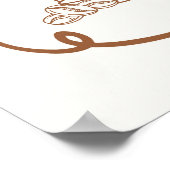 Coffee Baby is Brewing Late Night Diapers Sign Poster (Hoek)