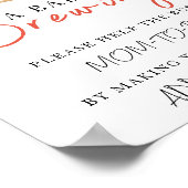 Coffee baby shower - Help the Busy Mom-to-Be Poster (Hoek)