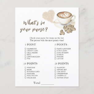 Coffee baby shower - Wat zit er in je portemonnee