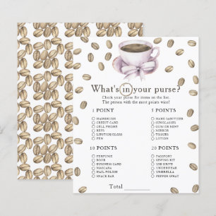 Coffee baby shower - Wat zit er in je portemonnee