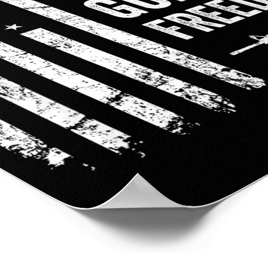 Coffee Bacon Guns & Dom - Bbq Grill Funny Gun Poster (Hoek)