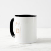 Coffee Bag Graphic Mok (Voorkant links)