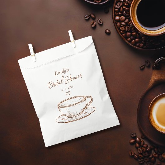 Coffee Bag Wedding Favoriet | Vrijgezellenfeest Bedankzakje