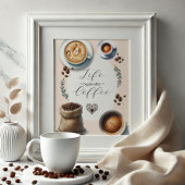 Coffee Bar borden Poster