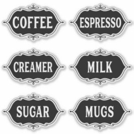 Coffee Bar-Sticker Sticker
