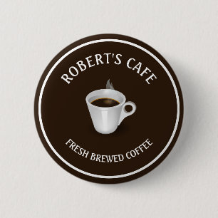 Coffee Barista Cafe Custom Ronde Button 5,7 Cm
