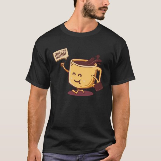 Coffee Barista Coffee Drinker T-shirt (Voorkant)