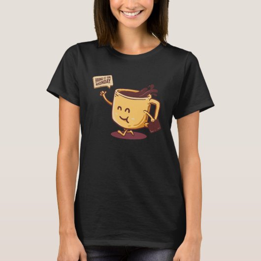 Coffee Barista Coffee Drinker T-shirt (Voorkant)