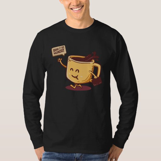 Coffee Barista Coffee Drinker T-shirt (Voorkant)