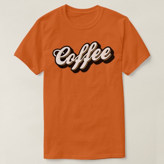 Coffee Barista type T-shirt (Design voorkant)