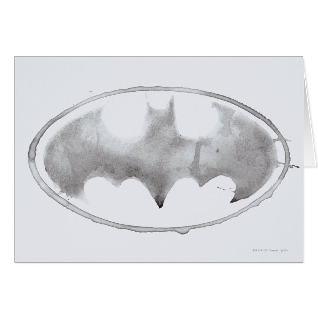 Coffee Bat Symbool - Grijs (Voorkant Horizontaal)