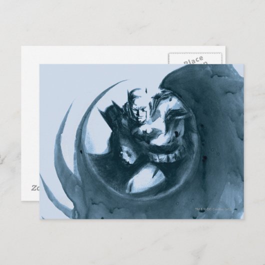 Coffee Batman Briefkaart (Voorkant / Achterkant)