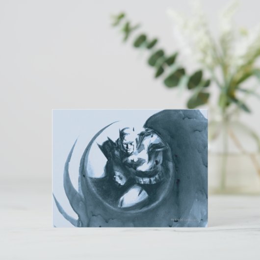 Coffee Batman Briefkaart (Staand voorkant)