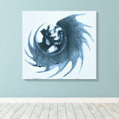 Coffee Batman Canvas Afdruk (Insitu (Houten vloer))