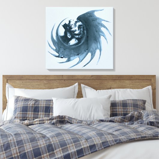 Coffee Batman Canvas Afdruk (Insitu (Slaapkamer))