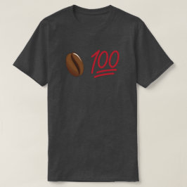 Coffee Bean 100 Funny T-shirt