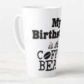 Coffee Bean Birthstone Latte Mok (Linkerhoek)