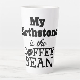 Coffee Bean Birthstone Latte Mok
