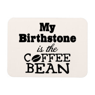 Coffee Bean Birthstone Magneet