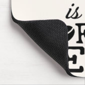 Coffee Bean Birthstone Muismat (Hoek)