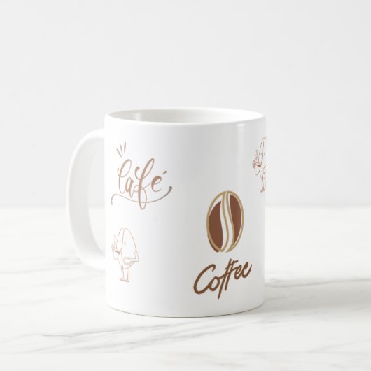 Coffee Bean Bliss Mok (Voorkant links)