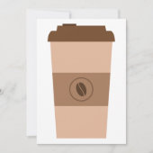 Coffee Bean Cup Kaart (Voorkant)