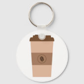 Coffee Bean Cup Sleutelhanger (Voorkant)