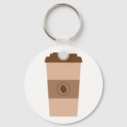 Coffee Bean Cup Sleutelhanger (Voorkant)