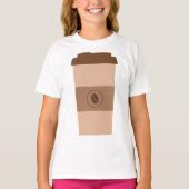 Coffee Bean Cup T-Shirt (Voorkant)