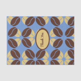 Coffee Bean Delight Tissue Paper Wrapper Pack Tissuepapier