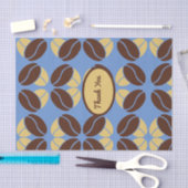 Coffee Bean Delight Tissue Paper Wrapper Pack Tissuepapier (Craft)