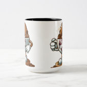 Coffee Bean en Heart of Love Coffee Mok (Center)