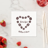Coffee Bean Hart Brew Love Servet (Insitu)