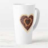 Coffee Bean Heart Latte Mok (Rechterhoek)