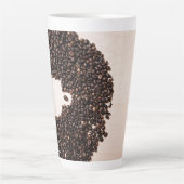 Coffee Bean Heart Latte Mok (Voorkant)