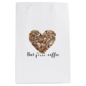 Coffee Bean Hearts Coffee First Medium Cadeauzakje (Voorkant)