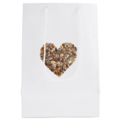 Coffee Bean Hearts Coffee First Medium Cadeauzakje (Achterkant)